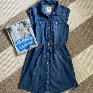 LEVI’s dress and t-shirt